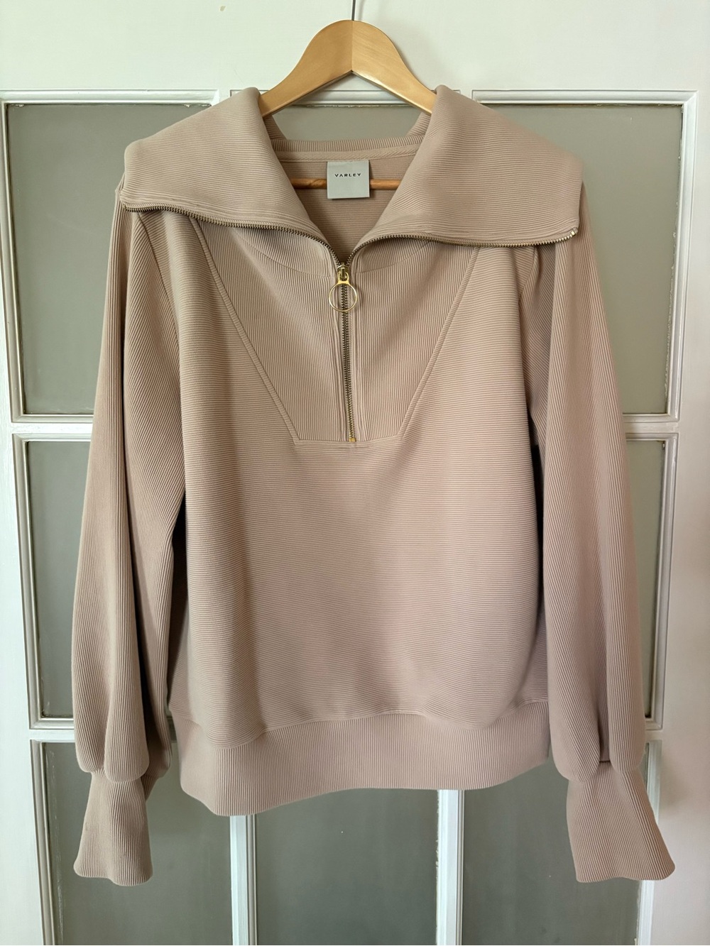 Varley Vine Half-Zip Pullover Light Taupe (Mushroom) - L